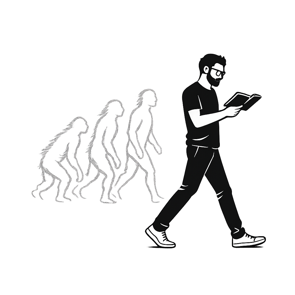 An Ordinary Human - Evolution Logo